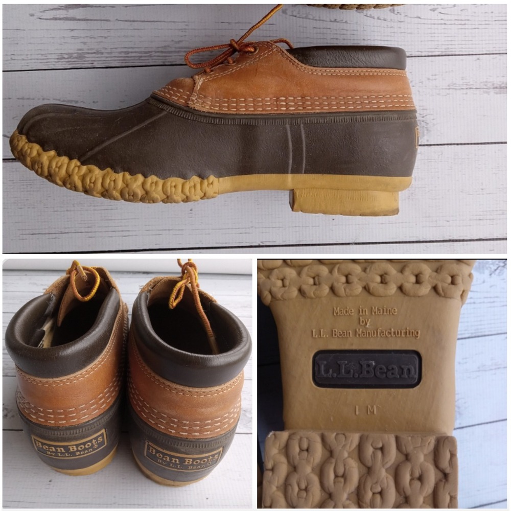 L.L. Bean Mens Vintage Gum Duck Boots Hunting Gorpcore Fishermancore Size I M
